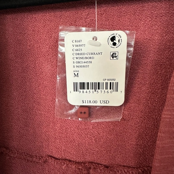 Free People Intimately Womens Long Sleeve Wrap Duster Cardigan in Wine Sz M NWT - Picture 3 of 8